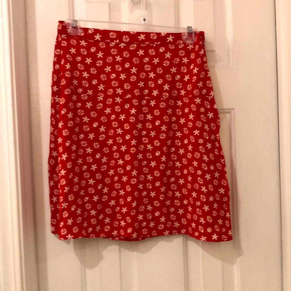 Free Assembly Red Mini Skirt - Picture 3 of 5